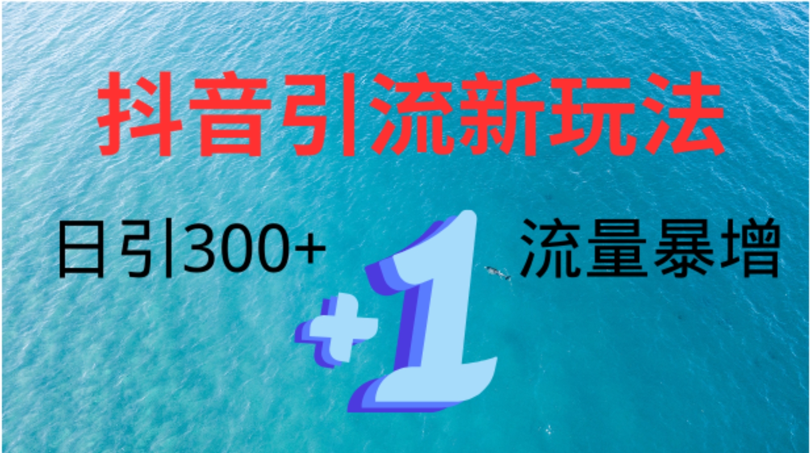 创业粉高效引流，抖音工具号玩法4.0，日引300+-免费网赚资源网