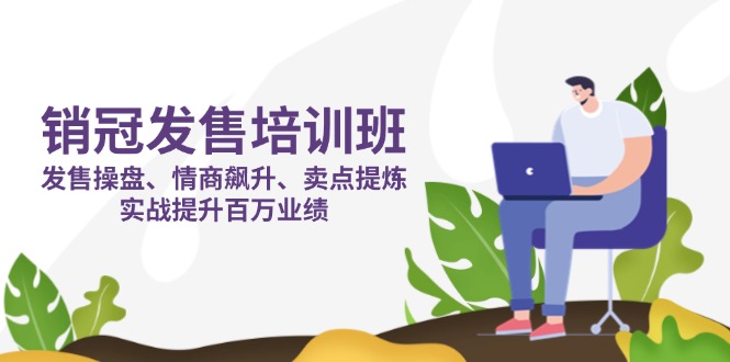 销冠 发售培训班：发售 操盘+情商 飙升+卖点 提炼，实战提升百万业绩-免费网赚资源网